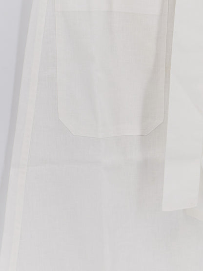 Tie-Waist cotton and linen skirt thumbnail