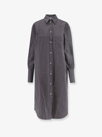 Vestito corto Striped Kimono-Sleeve Shirtdress thumbnail