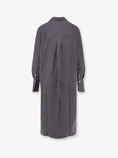 Vestito corto Striped Kimono-Sleeve Shirtdress thumbnail