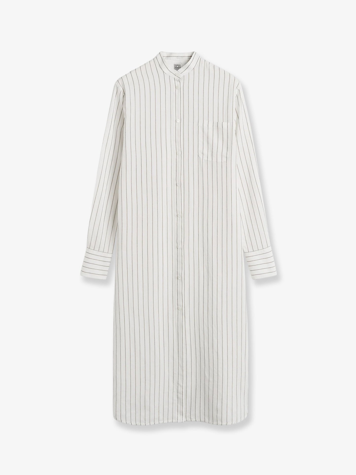 Vestito Striped Summer in viscosa, seta e cotone