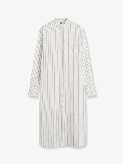 Vestito Striped Summer in viscosa, seta e cotone thumbnail