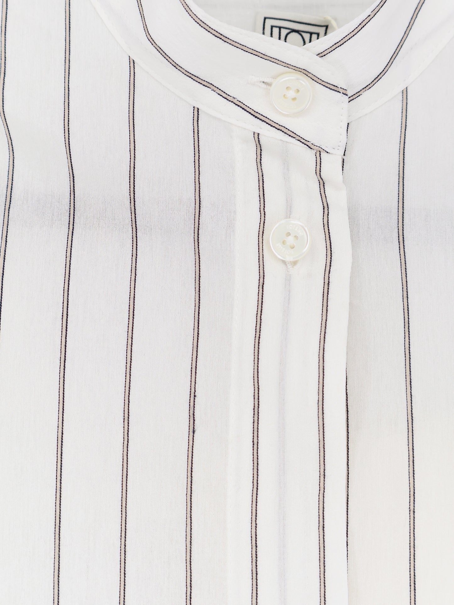 Vestito Striped Summer in viscosa, seta e cotone