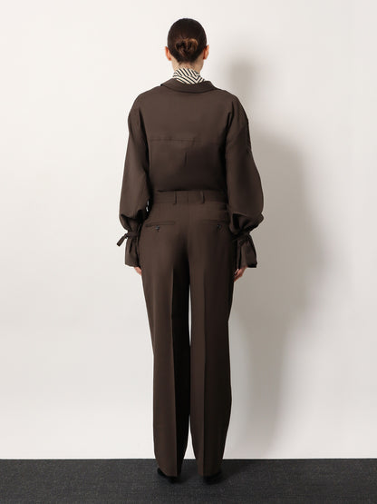 Wool trousers with pinces thumbnail
