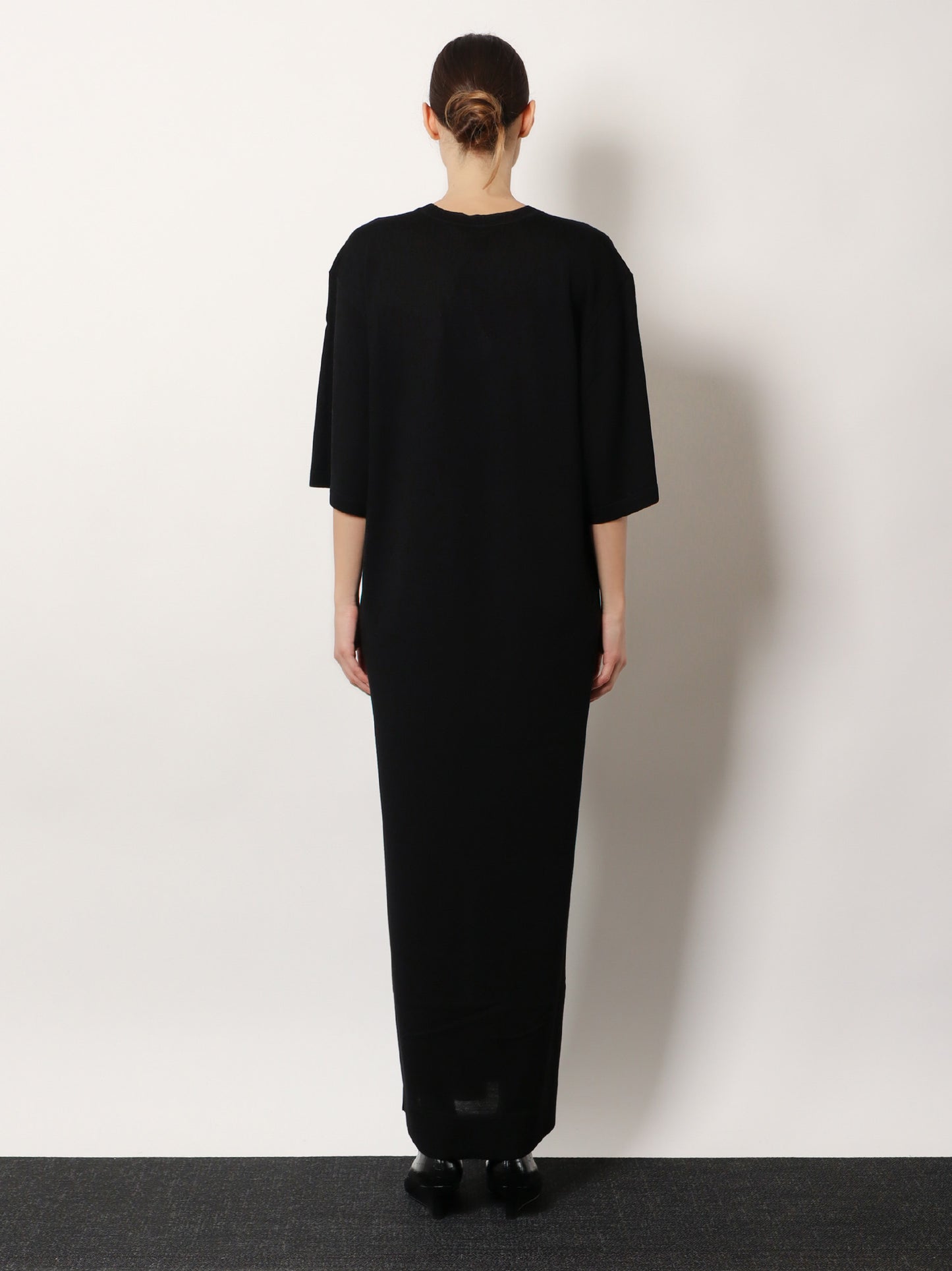 Long merino wool dress