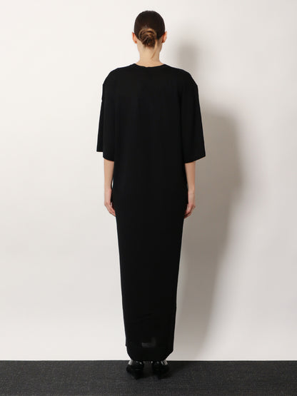 Long merino wool dress thumbnail
