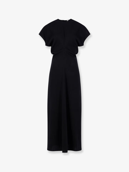 Slouch waist wool dress thumbnail