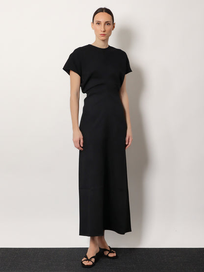 Slouch waist wool dress thumbnail