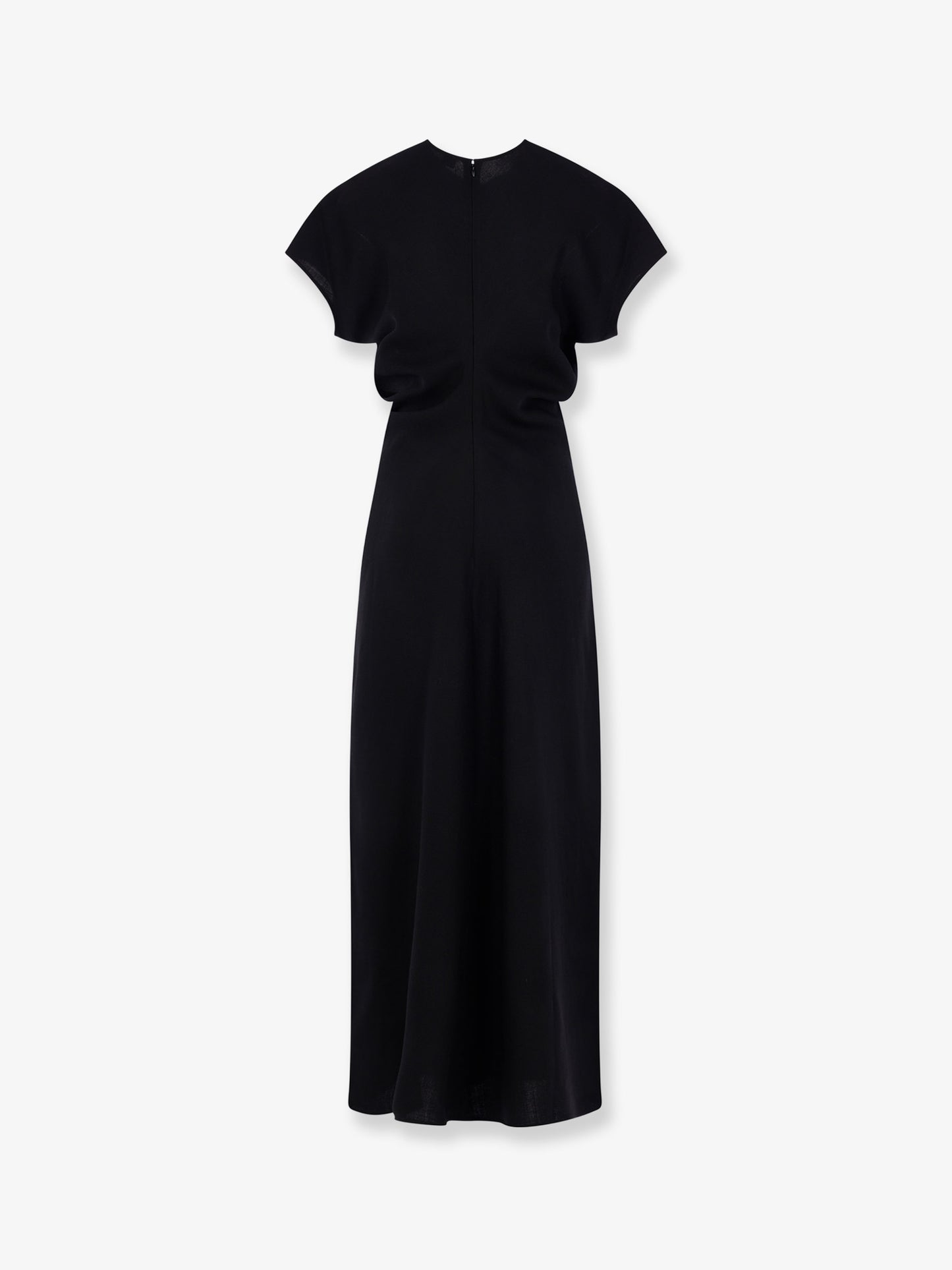 Slouch waist wool dress