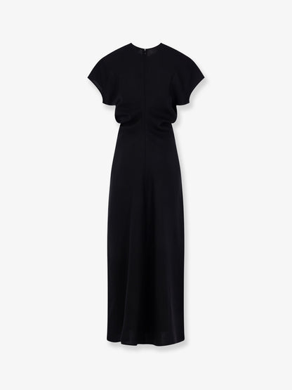 Slouch waist wool dress thumbnail