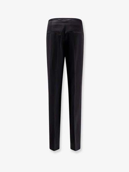 Easy Raw Edge viscose and linen trousers thumbnail
