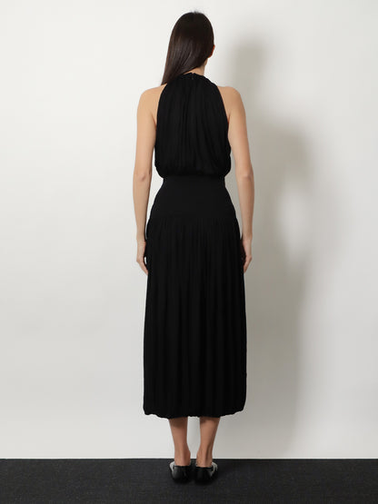 Soft Gathered viscose dress thumbnail