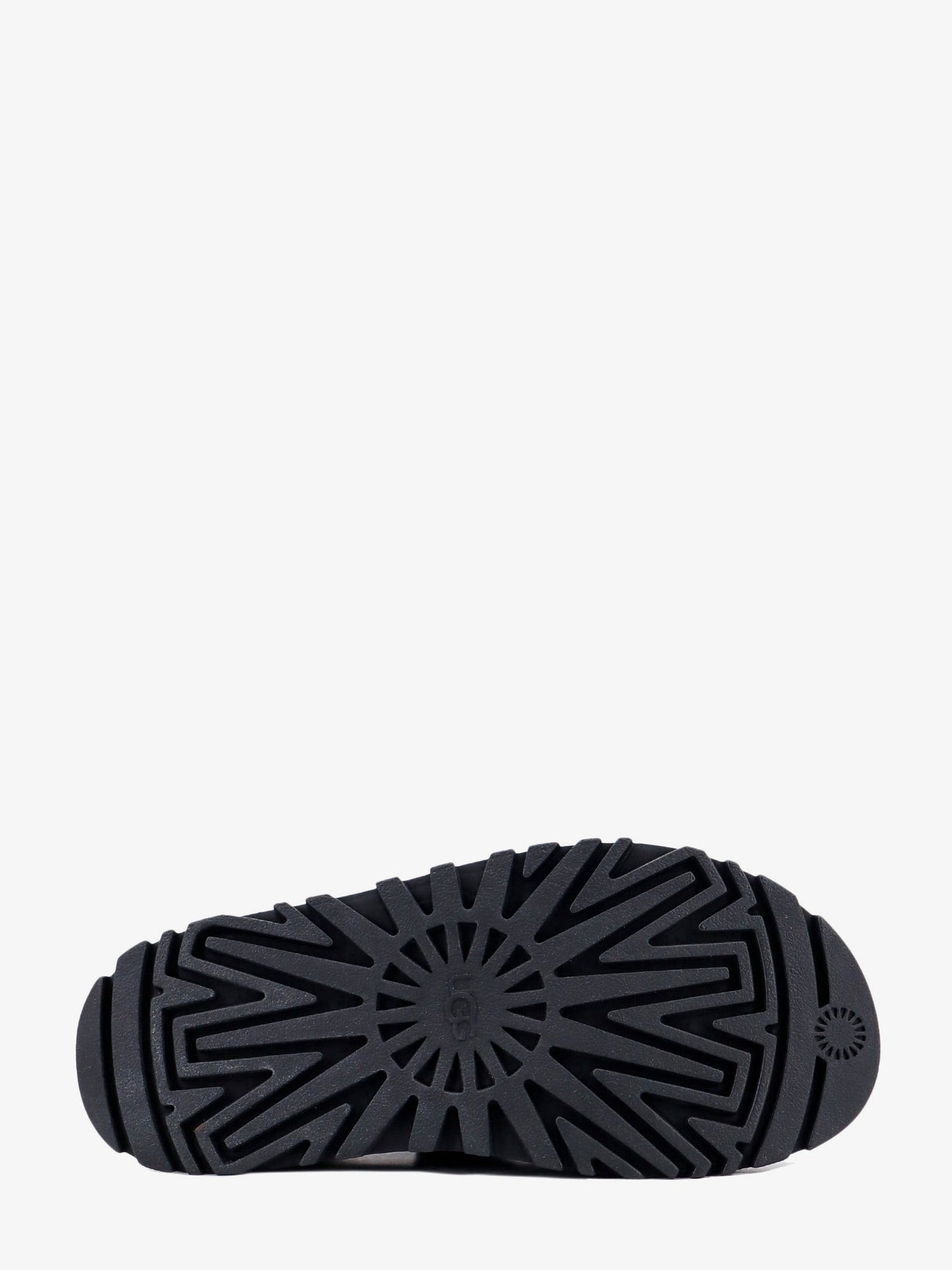 Rubber sandals with embossed logo