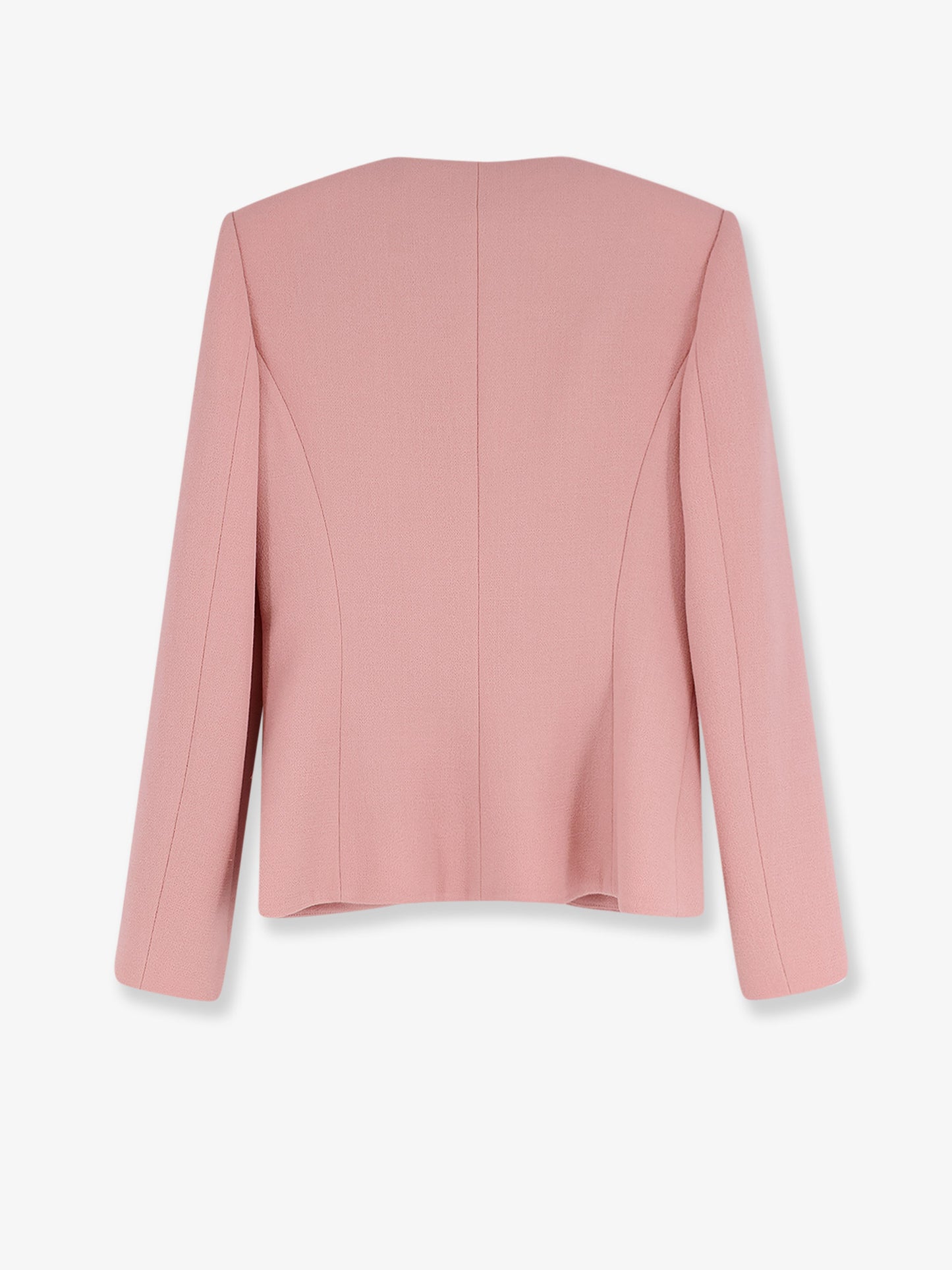 Wool Crepe blazer with bow