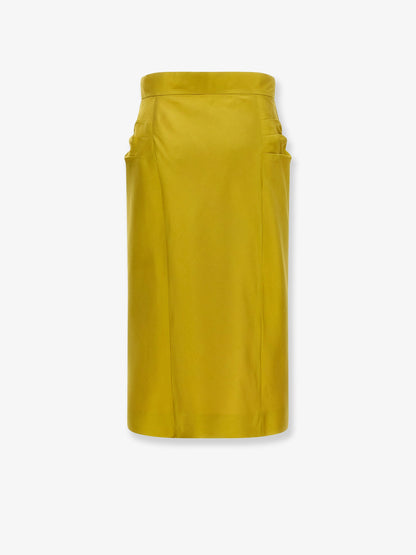 Shantung midi skirt thumbnail