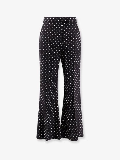 Polka-dots viscose trousers thumbnail