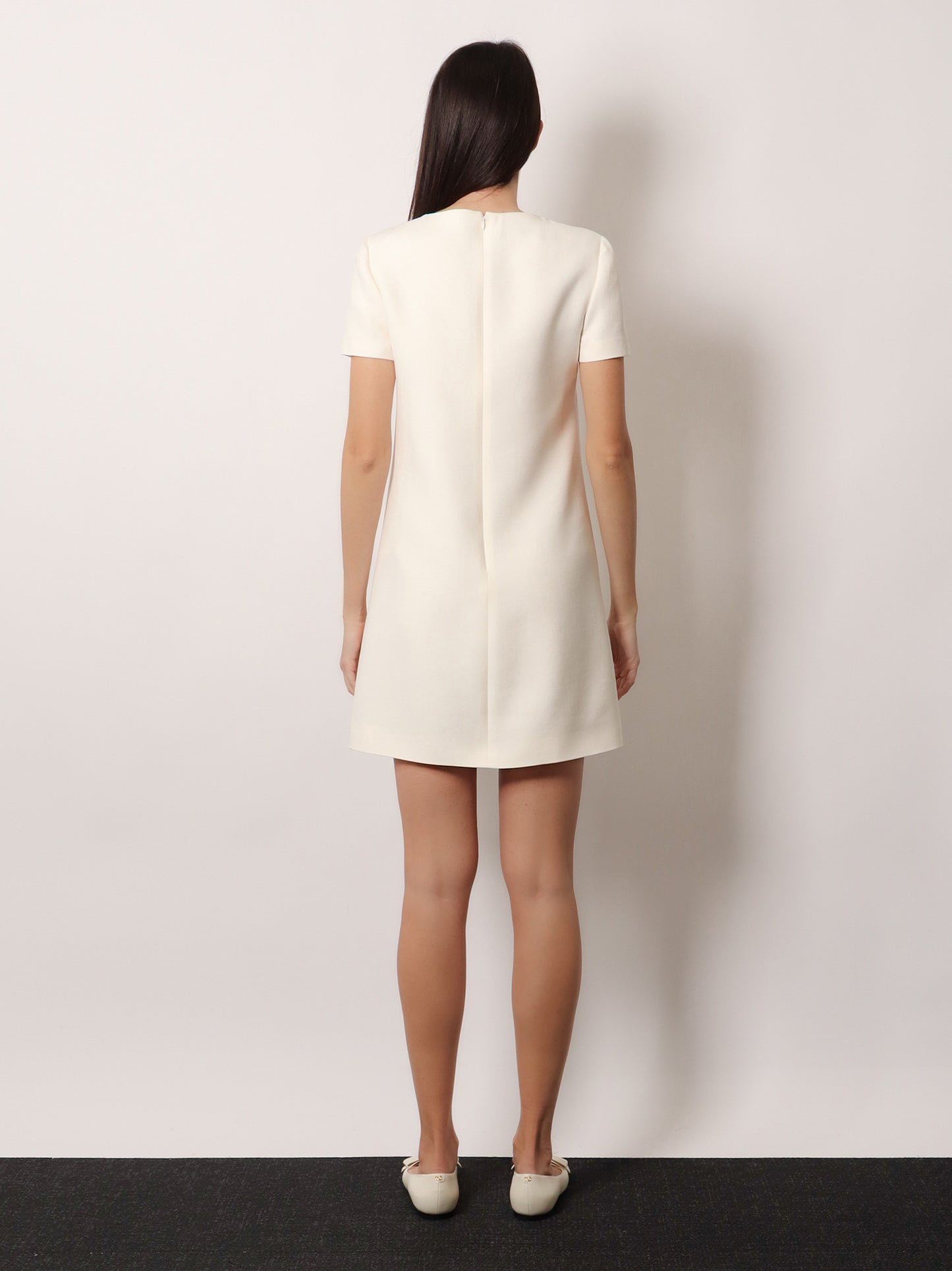 Vestito Mini in lana vergine e seta
