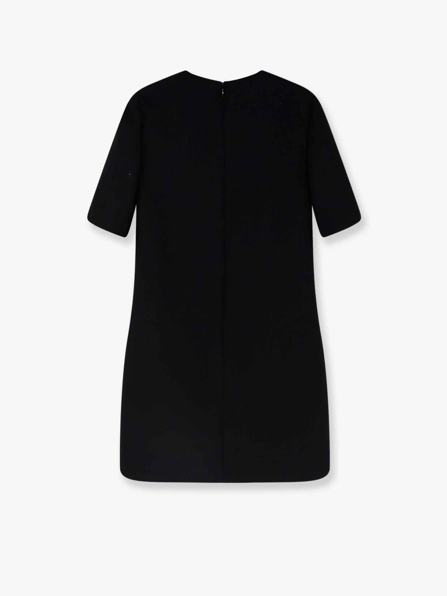Virgin wool and silk mini dress