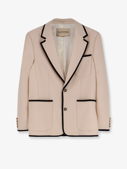 Single-breasted virgin wool blazer thumbnail