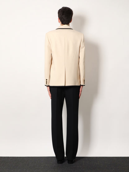 Single-breasted virgin wool blazer thumbnail