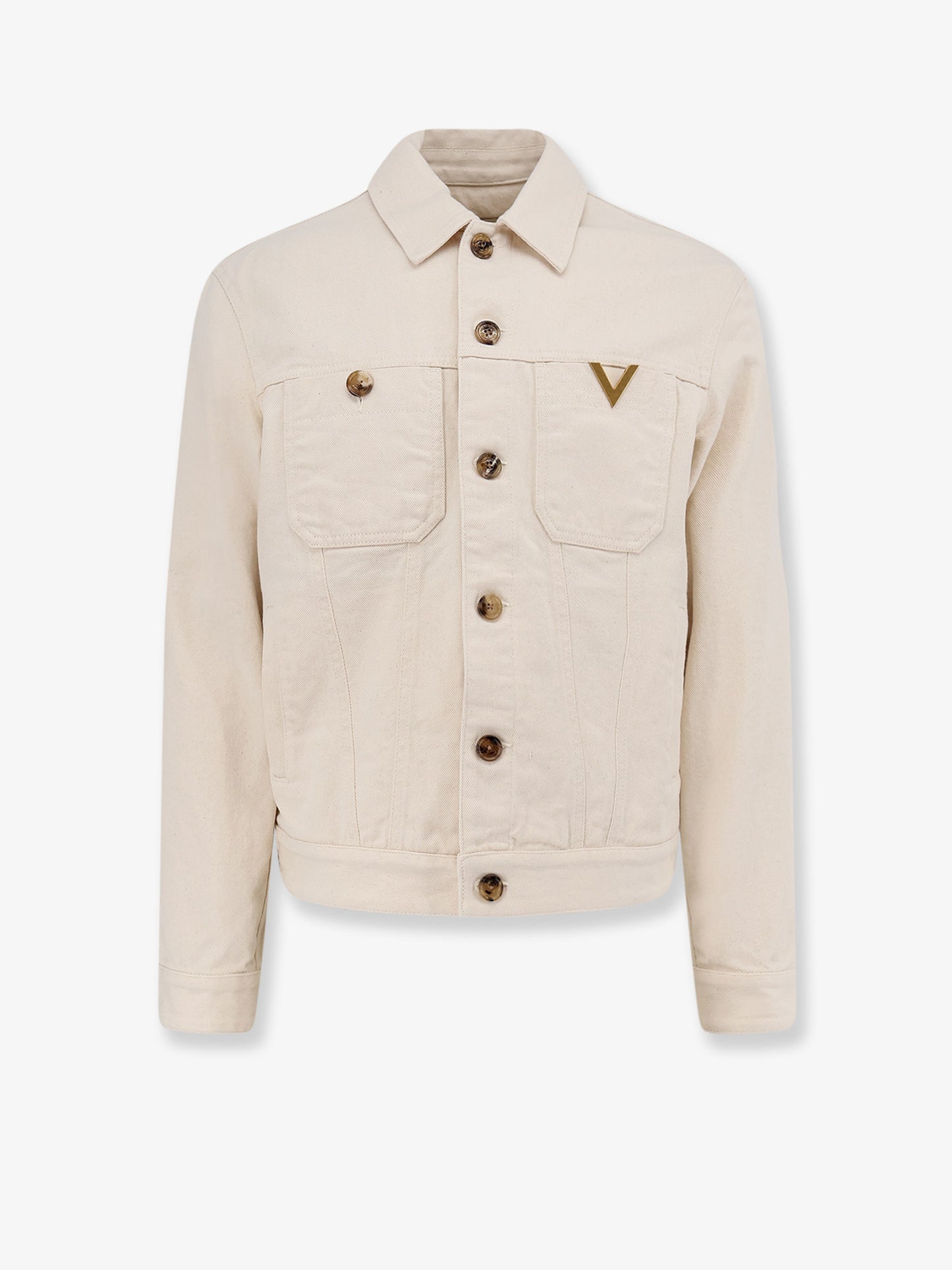 White denim jacket