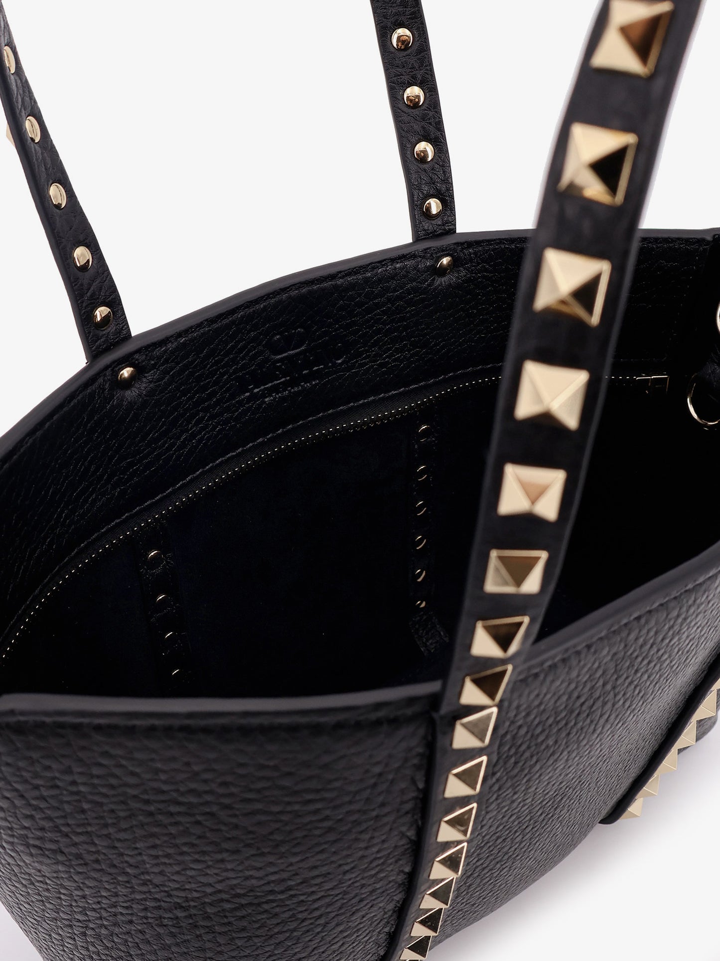 Valentino Garavani Rockstud leather shopping bag