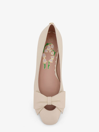 Leather Bowow ballerinas thumbnail