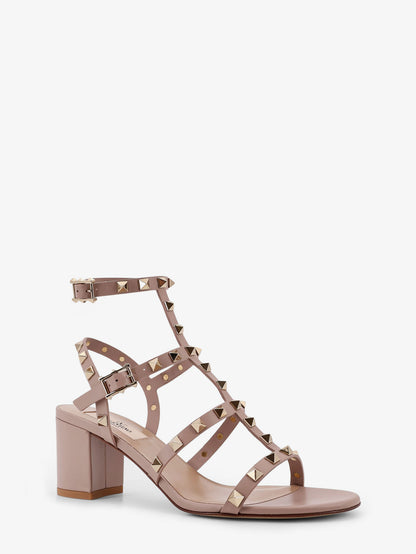 Rockstud leather sandals thumbnail