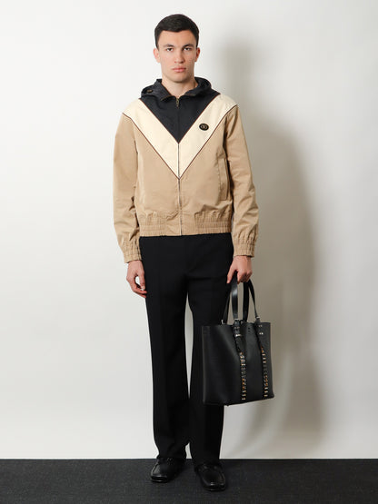 Leather shoulder bag with iconic studs thumbnail