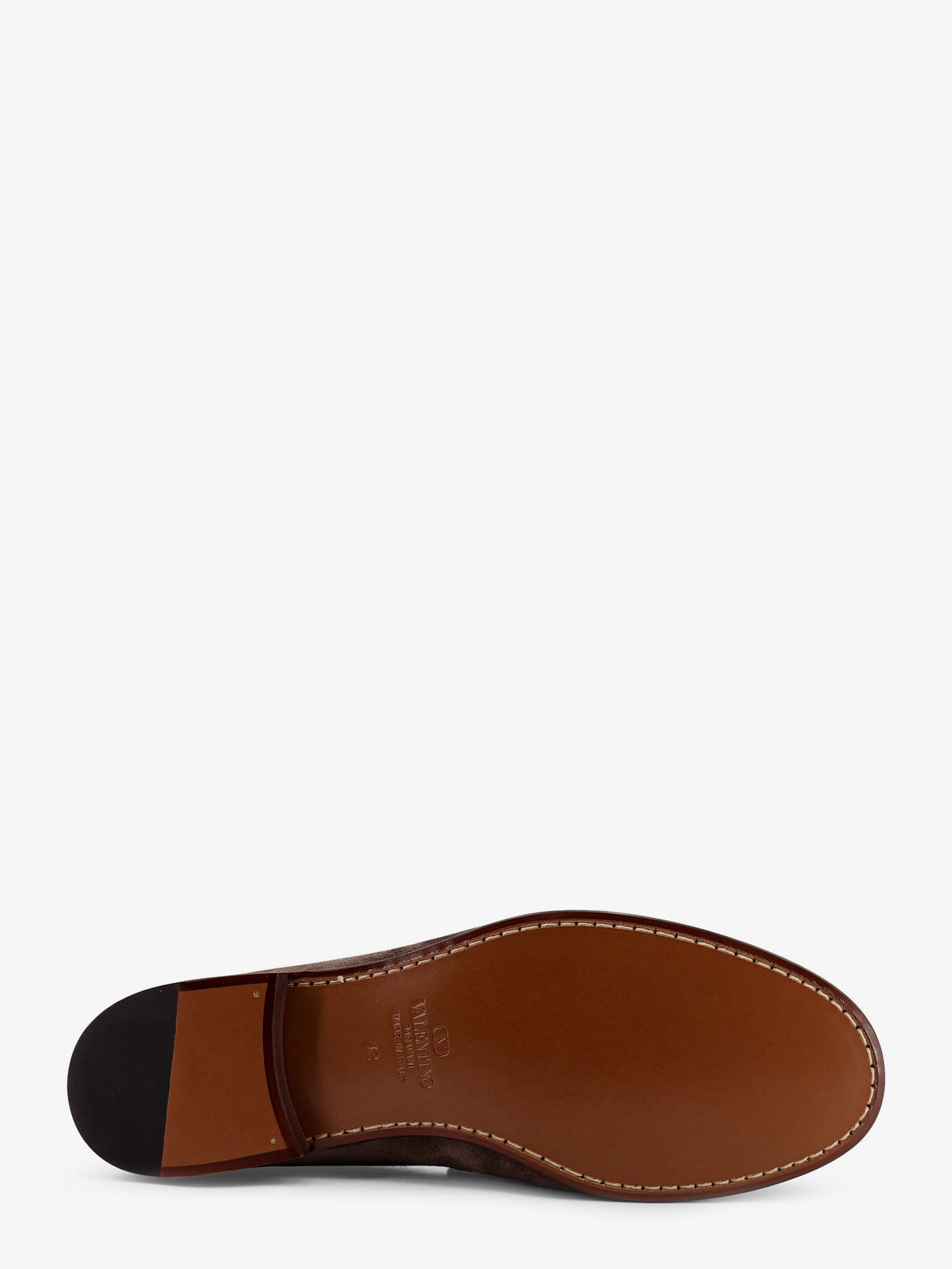 Mocassini in suede con VLogo Signature in metallo