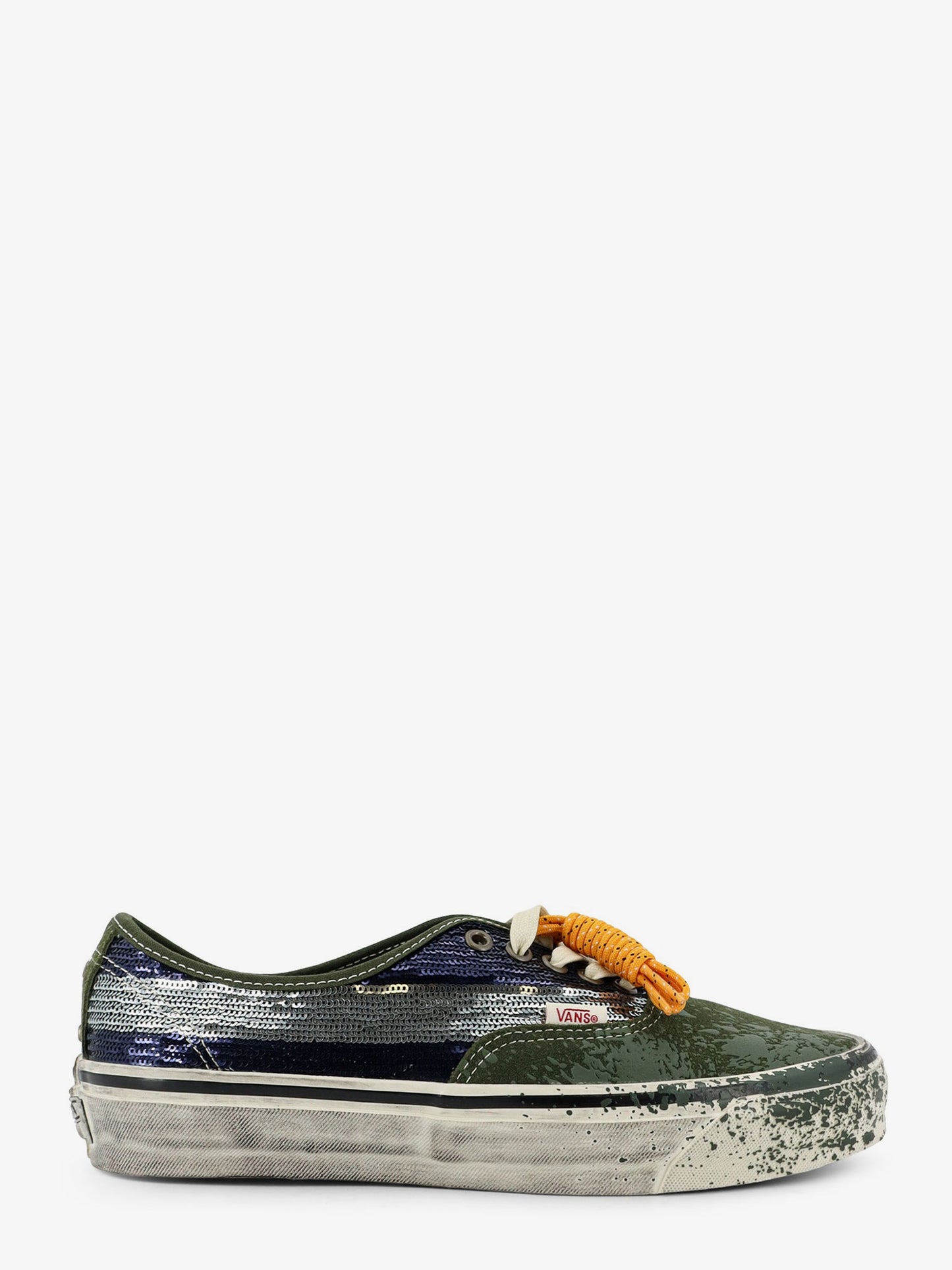Sneakers Lx authentic 44 in suede con dettaglio in micro-paillettes laterali