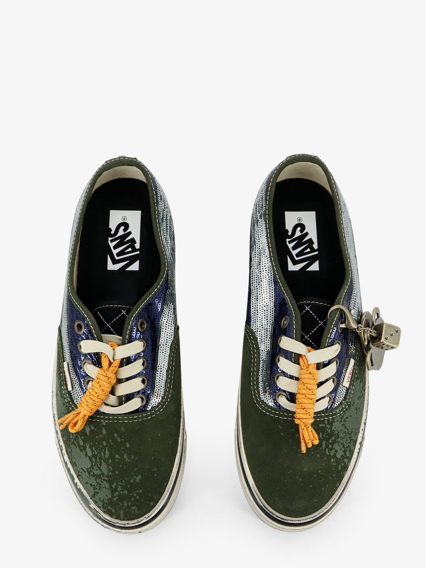 Sneakers Lx authentic 44 in suede con dettaglio in micro-paillettes laterali