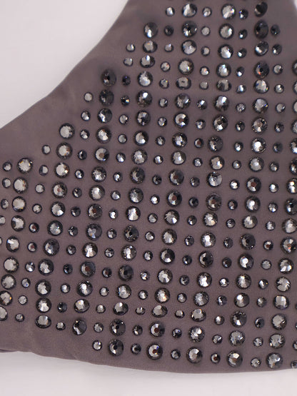 Nylon bikini with all-over rhinestones thumbnail