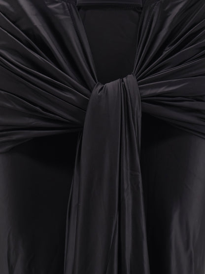 Shiny microfiber skirt with satin effect thumbnail