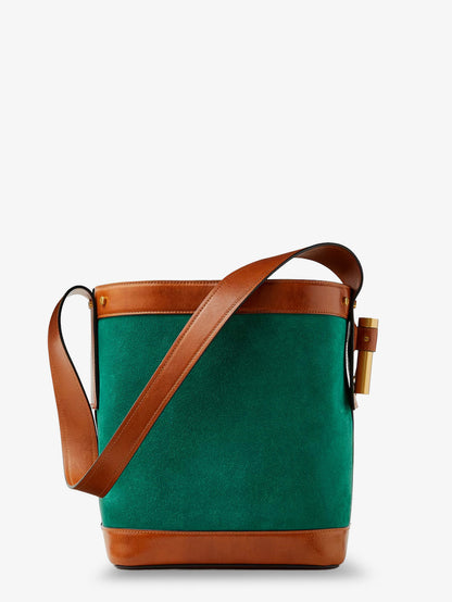 Pivot suede bucket bag thumbnail
