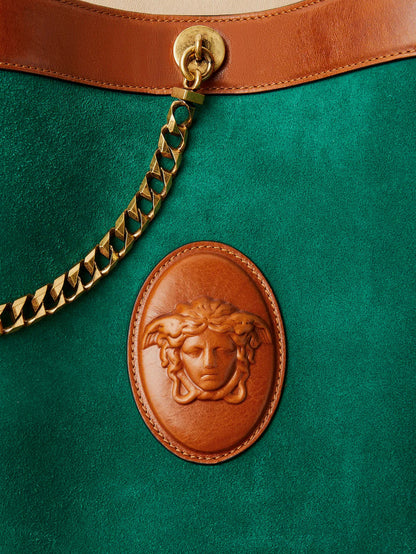 Pivot suede bucket bag thumbnail
