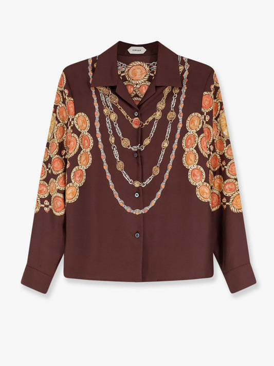 Informal silk shirt