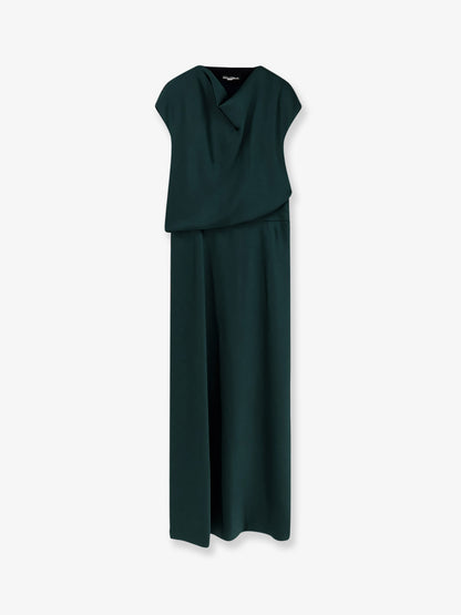 Satin long dress thumbnail