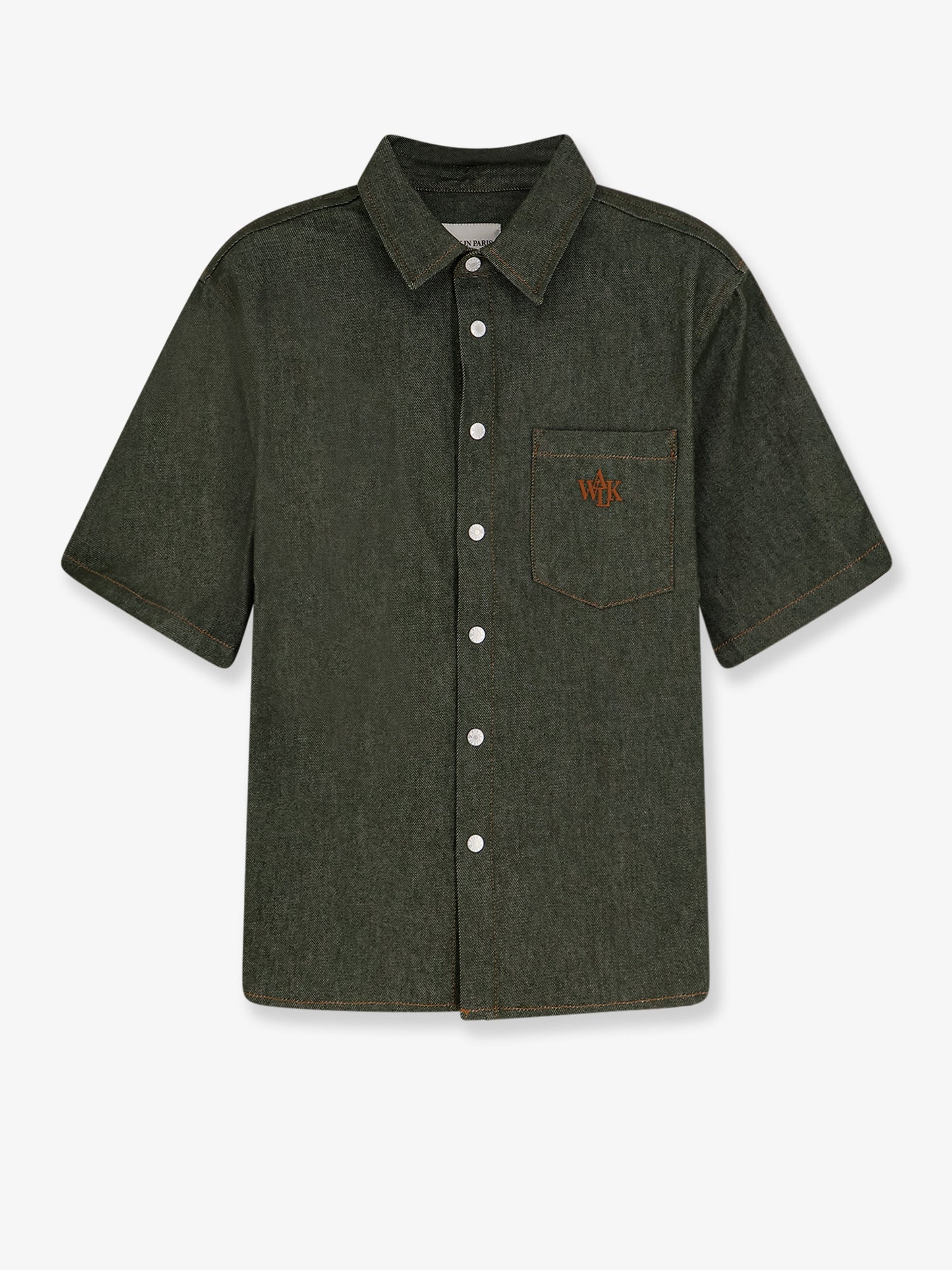 Green Denim Shirt