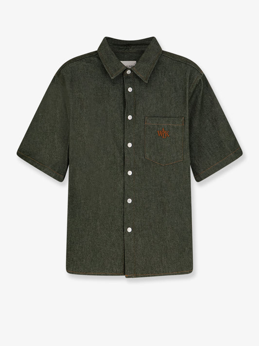 Green Denim Shirt