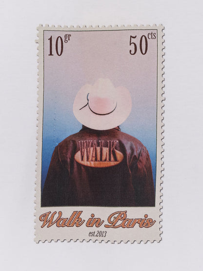Cotton t-shirt with "Leather jacket" print on the front thumbnail