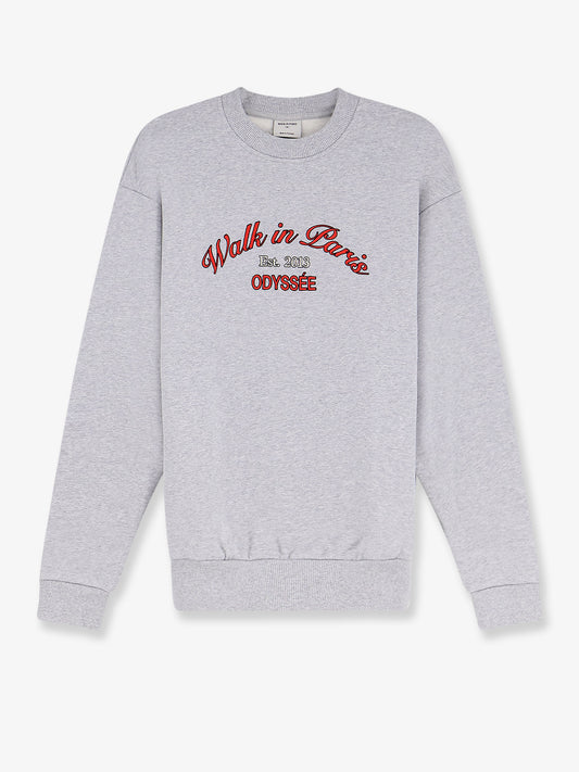 Sweatshirt with embroidered logo on the front