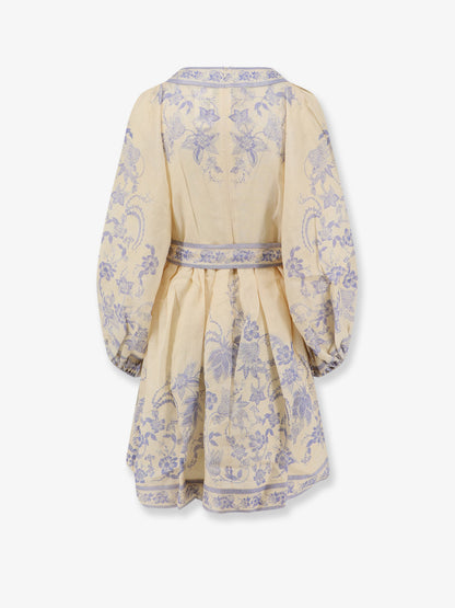 Indra printed linen dress thumbnail