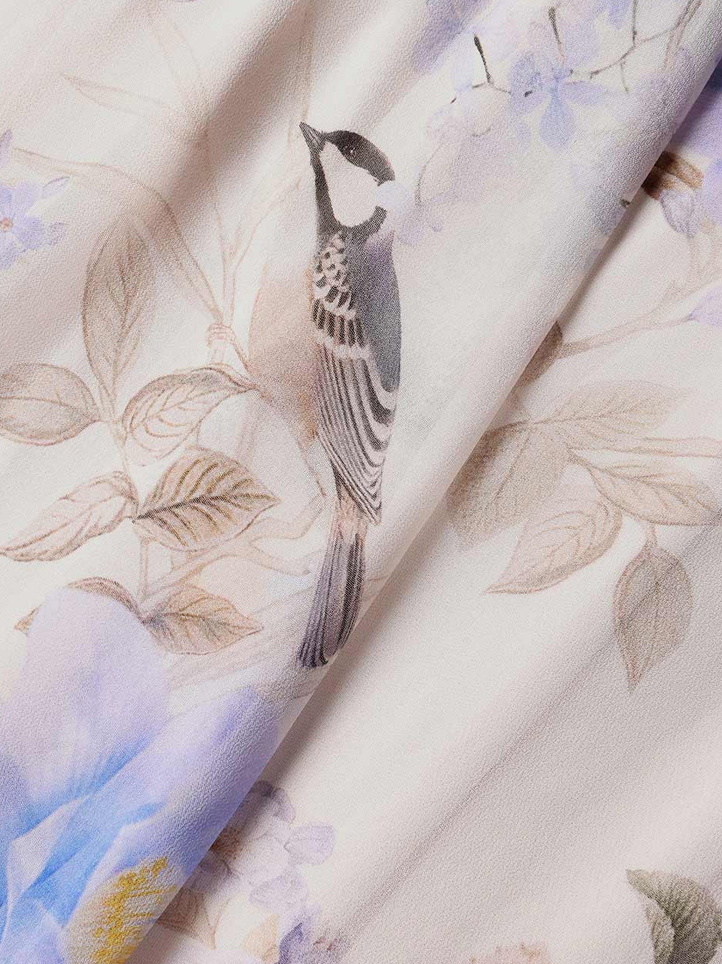 Luna viscose dress with floral print