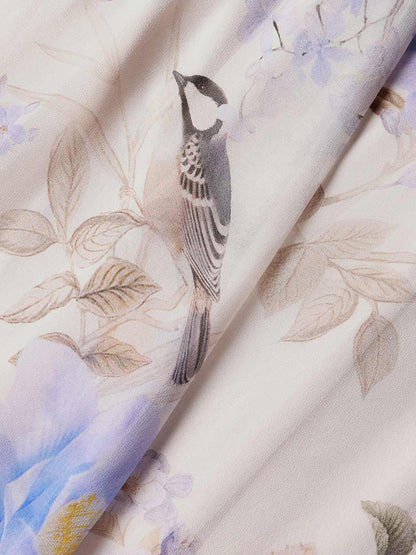 Luna viscose dress with floral print thumbnail