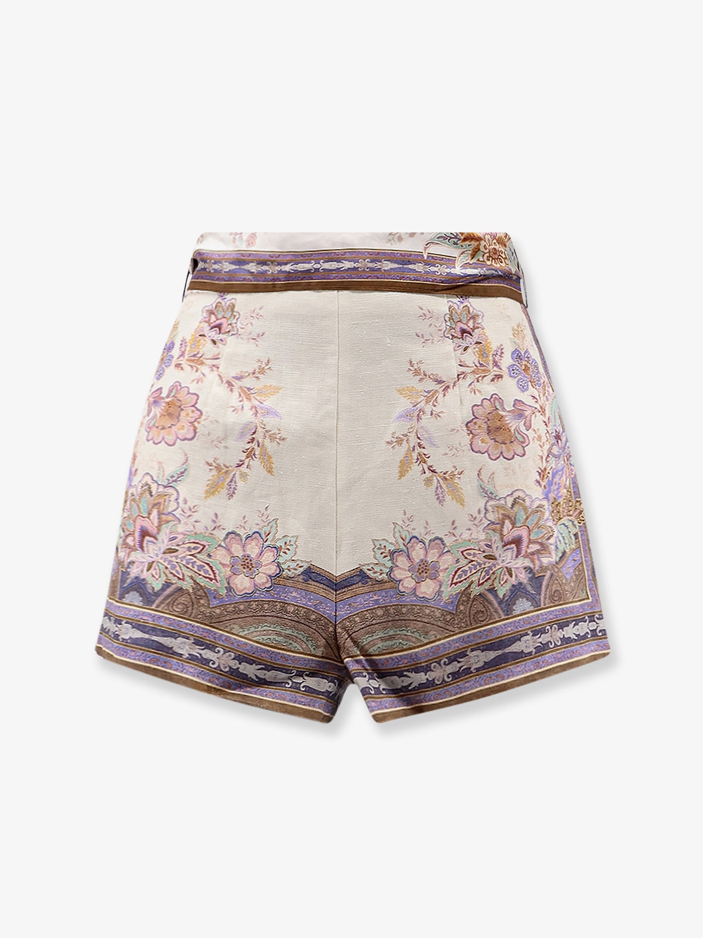 Luna Scarf linen shorts