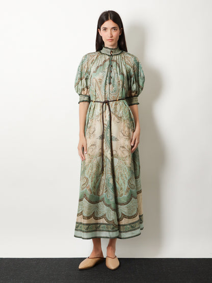 Wanderlust Billow silk Dress thumbnail