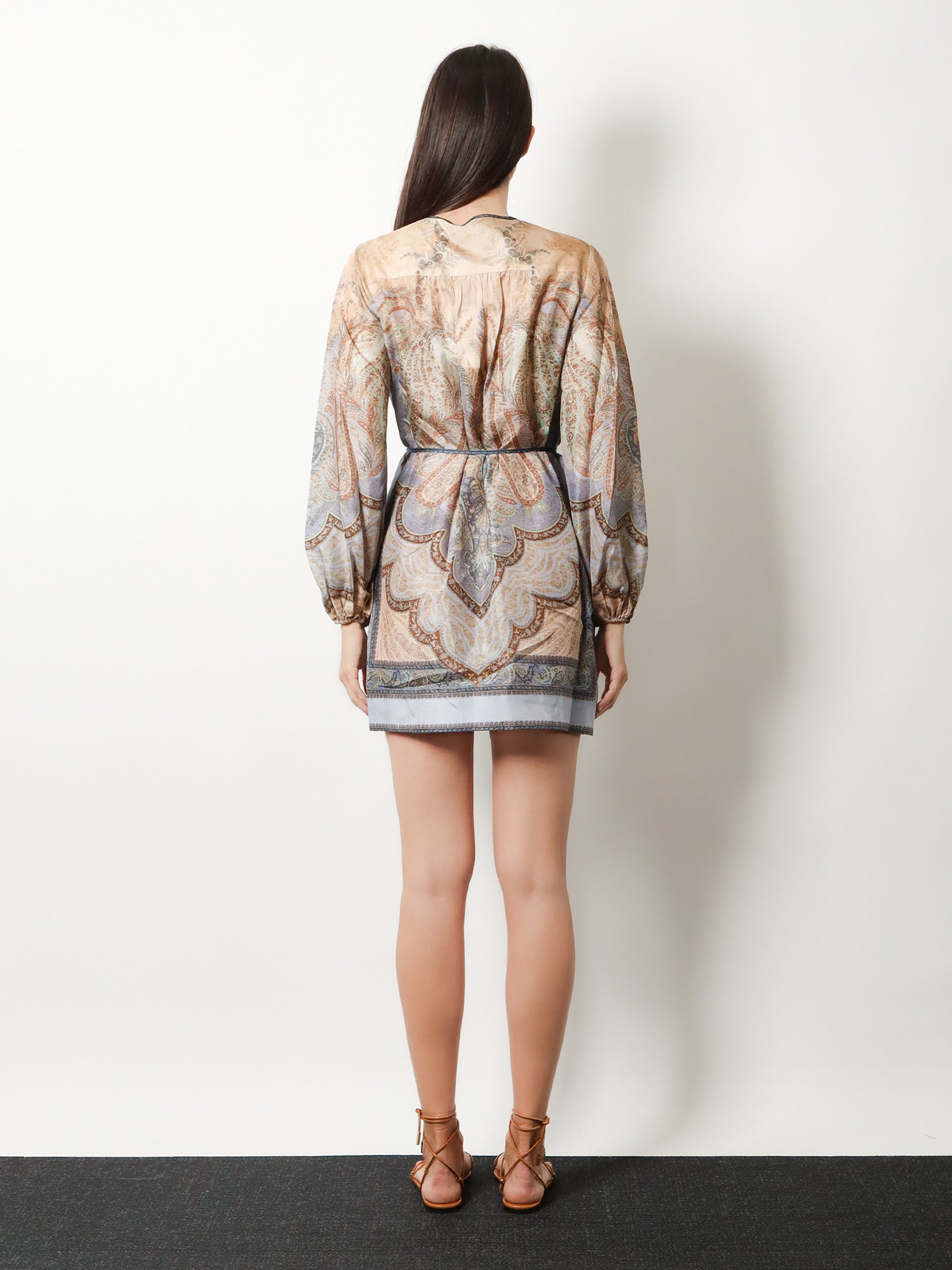Wanderlust Tunic silk mini dress