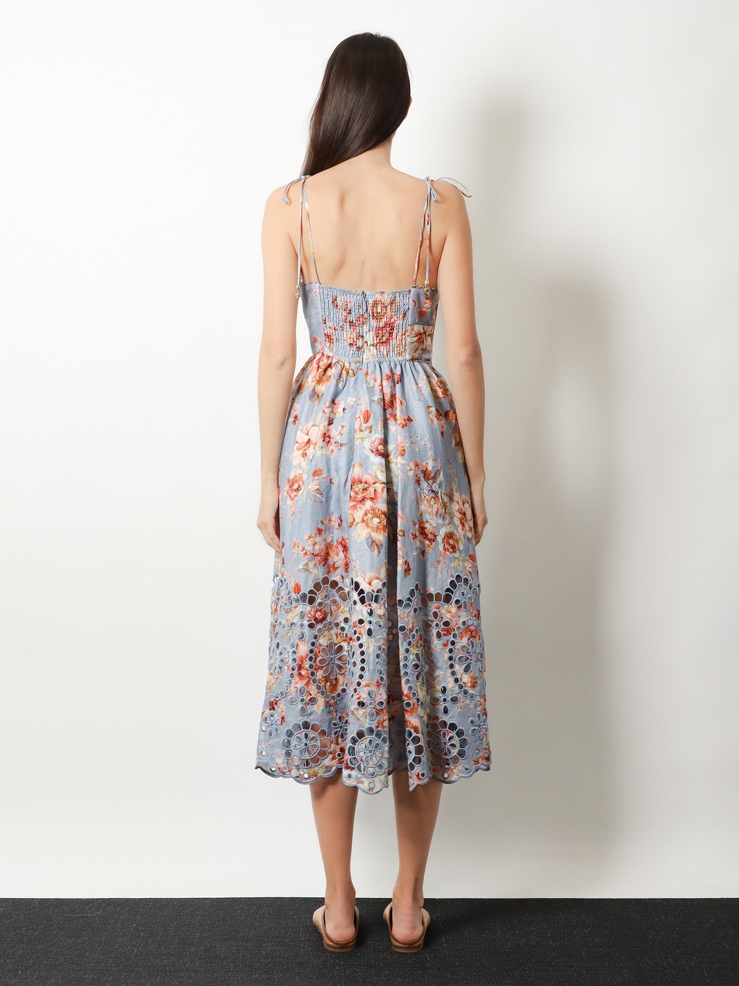 Awaken long linen dress