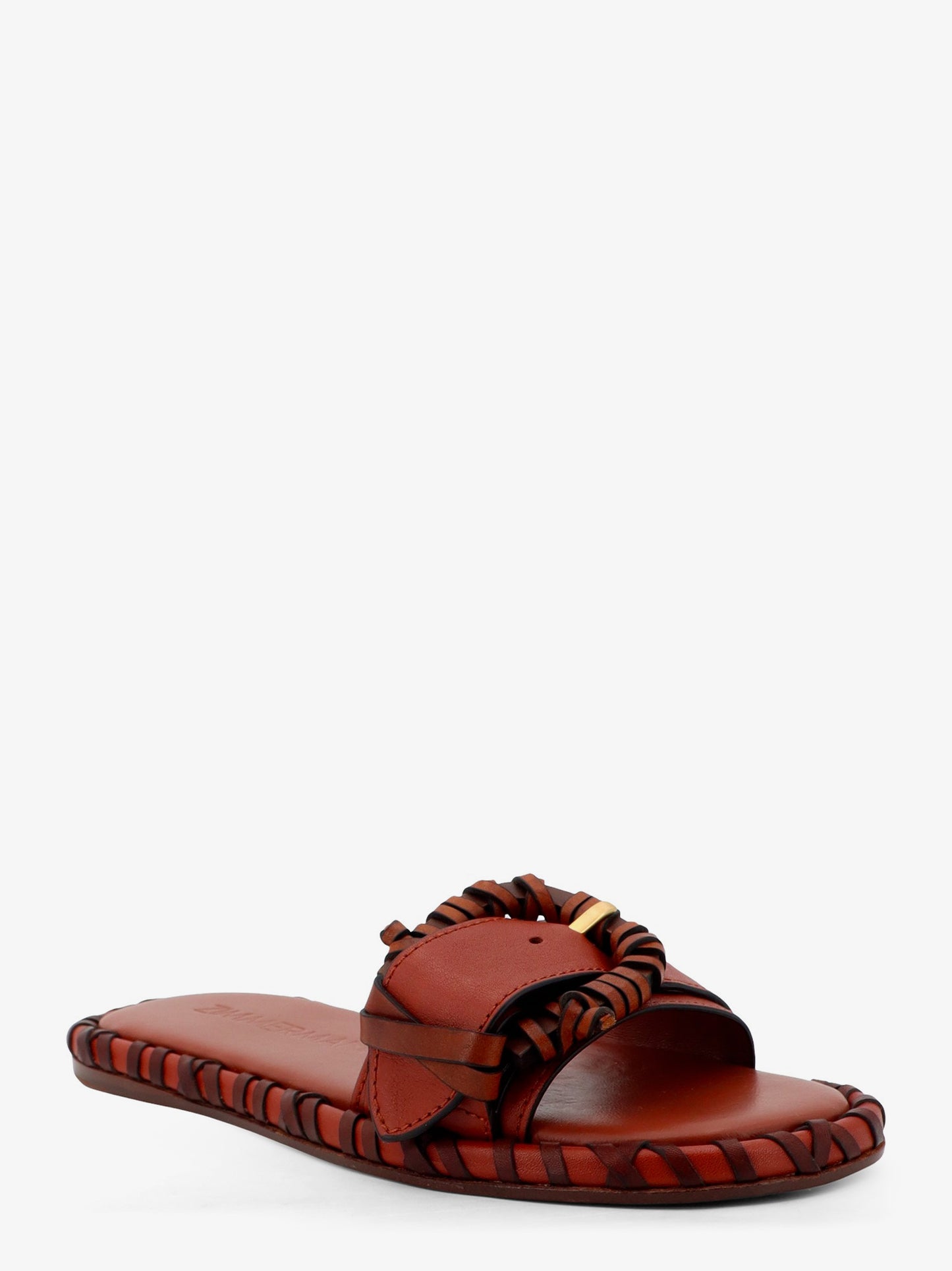 Alchemy leather sandals with woven details