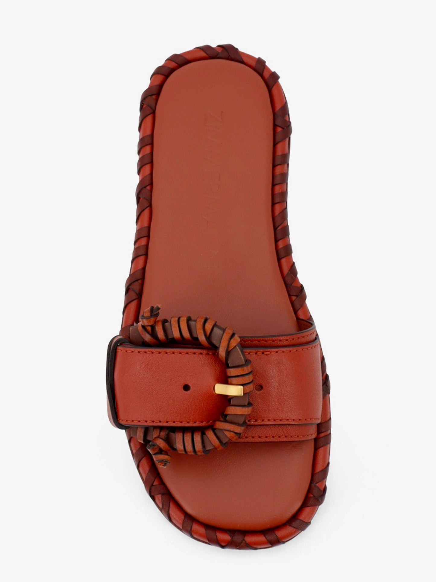 Alchemy leather sandals with woven details